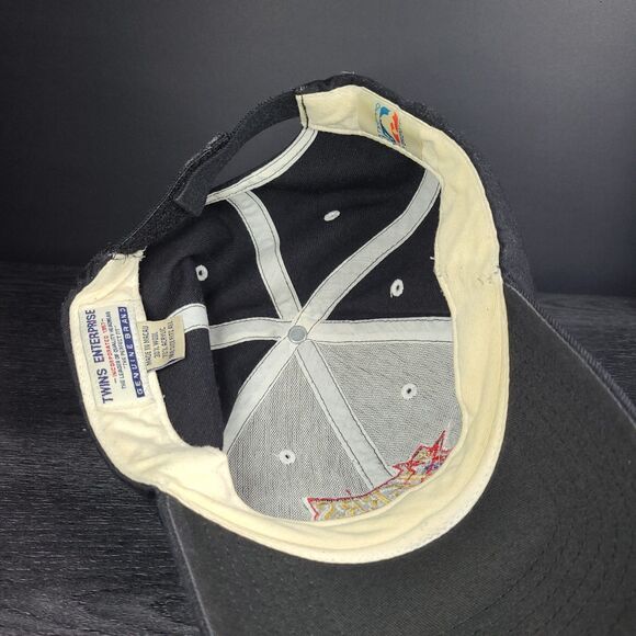 VINTAGE Philadelphia 76ers Hat Wool Black Back Cap 90s Y2K Sixers NBA Retro - Picture 5 of 8